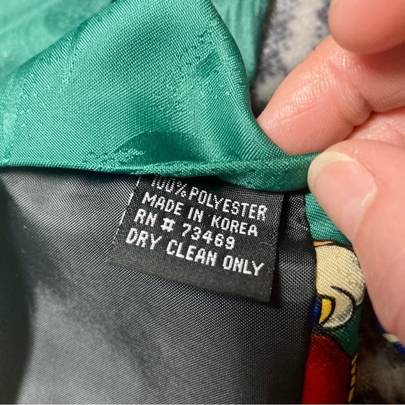 Vintage 1996 Looney Tunes Mania Novelty Neck Tie Taz Bugs Daffy Golf 4 X 60 - Picture 6 of 7